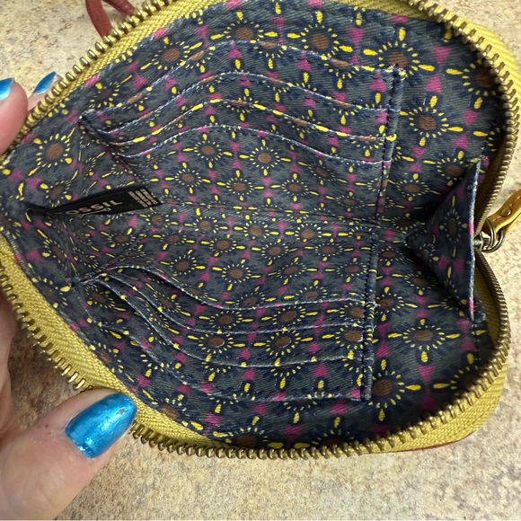 Vintage Fossil Deer wristlet purse - Picture 3 of 3